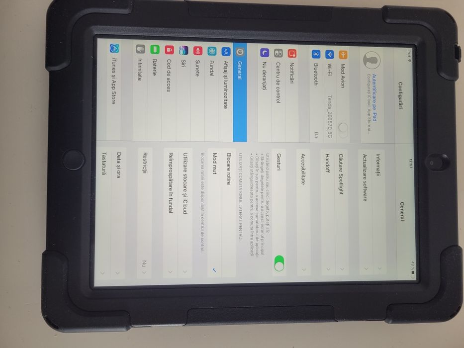 iPAD Apple și husa protecție