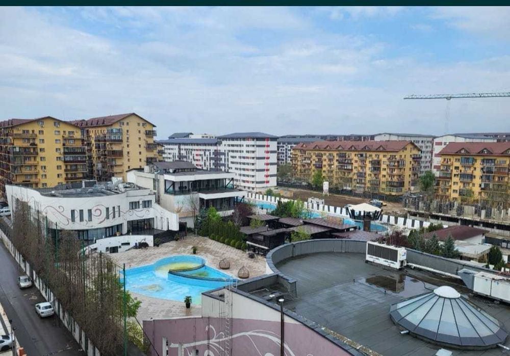 PROPRIETAR-2 CAMERE vedere piscina Aqua garden/Bella Luna - mobilat