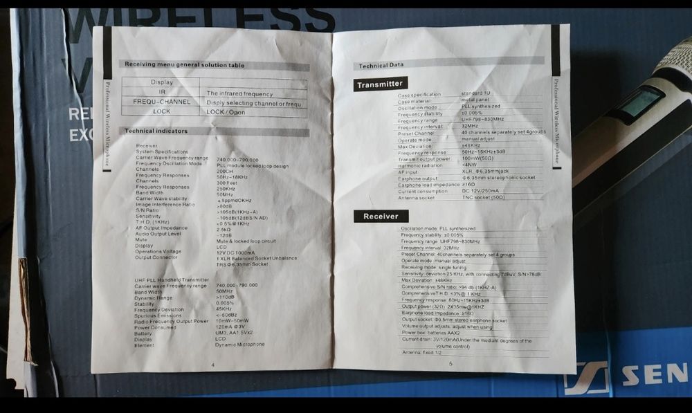 Set 2 Microfoane Fără Fir Sennheiser SKM9000 Vocal Set – Complet