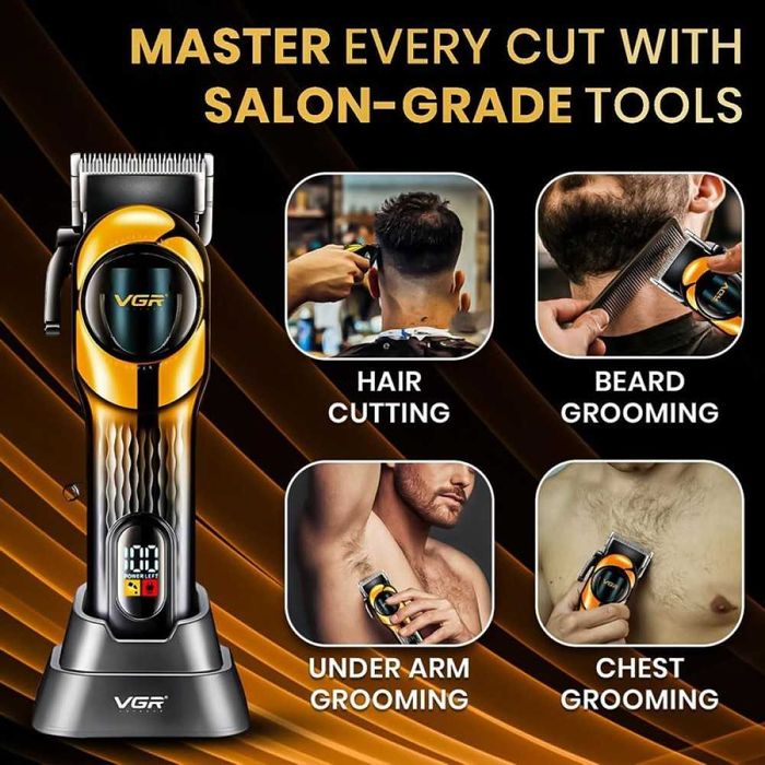 Професионална машинка за подстригване GREEN GOLD VGR V-166