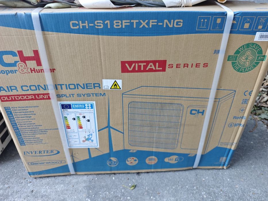 Aer condiționat nou Cooper&Hunter 18000btu + aer condiționat second Hyundai 12000btu