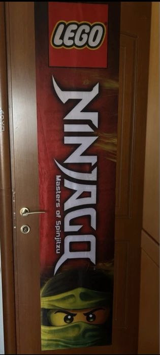 Lego Ninjago Maestrii Spinjitzu Banner oficial de perete Lloyd