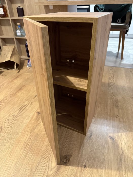 Dulap suspendat cu usa rabatabila, stejar rustic