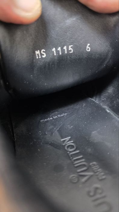 Кожаные кроссы Louis Vuitton