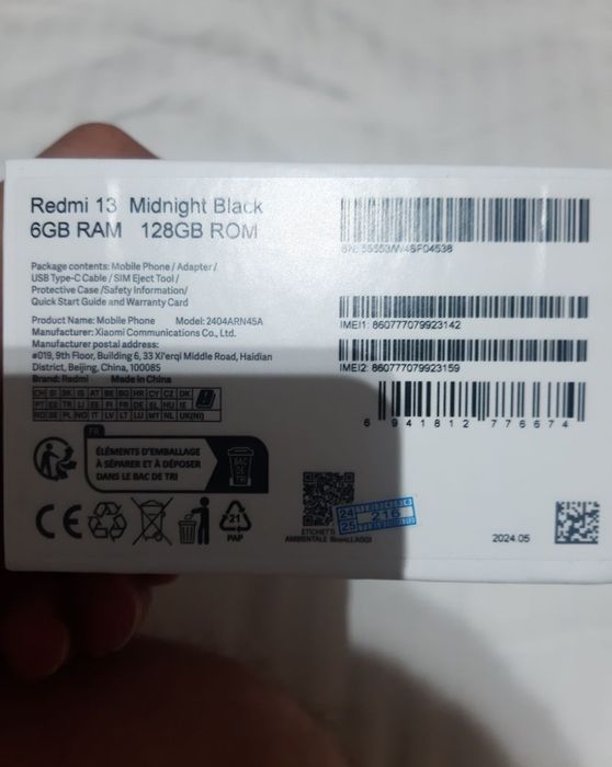 Xiaomi redmi 13    6/128gb