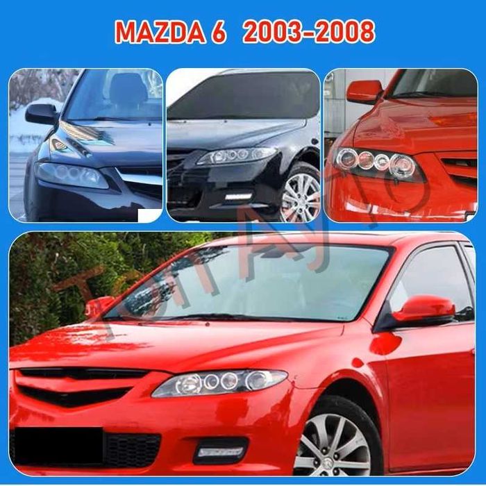 Стъкла Капаци Фарове Мазда 6 Mazda 6 2003 - 2008 Стъкла Фарове Капаци Комплект