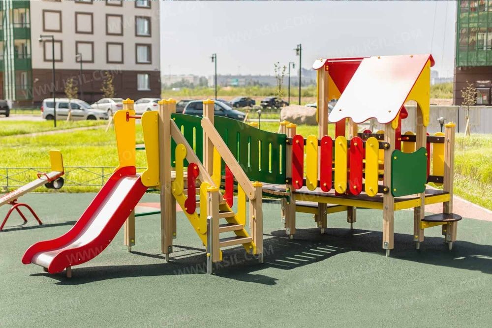 Детские площадки KSIL Болалар майдончаси Карусели Горки Качели