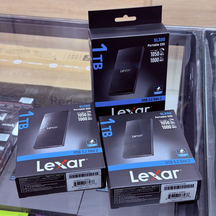 Портативные SSD Lexar SL300 и SL500
