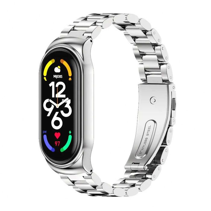 Curea metalica bratara fitness Xiaomi Mi Band 5 / Xiaomi Mi Band 6