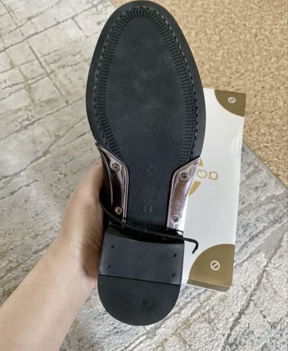 Ботинки кожанные