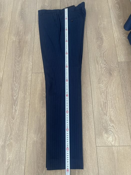 Costum barbatesc Conbipel - Italy - marimea 52, bleumarin cu dungulite