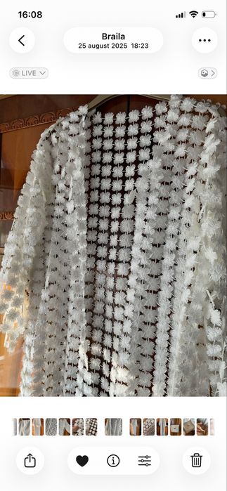 Cardigan înflorat