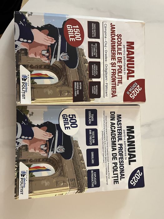 Vand manualele DevinoPolitist admitere subofiteri/master profesional