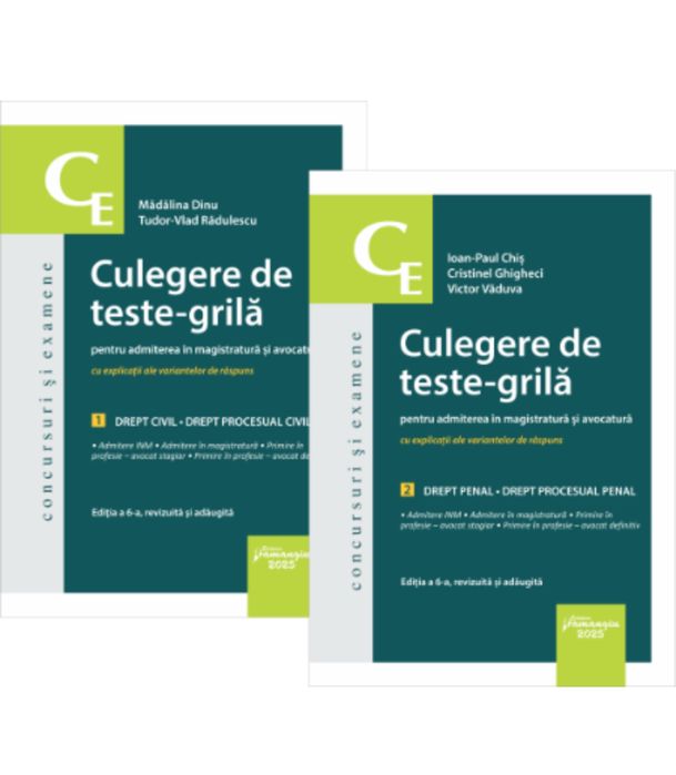 Culegere teste grila admitere inm si barou pdf