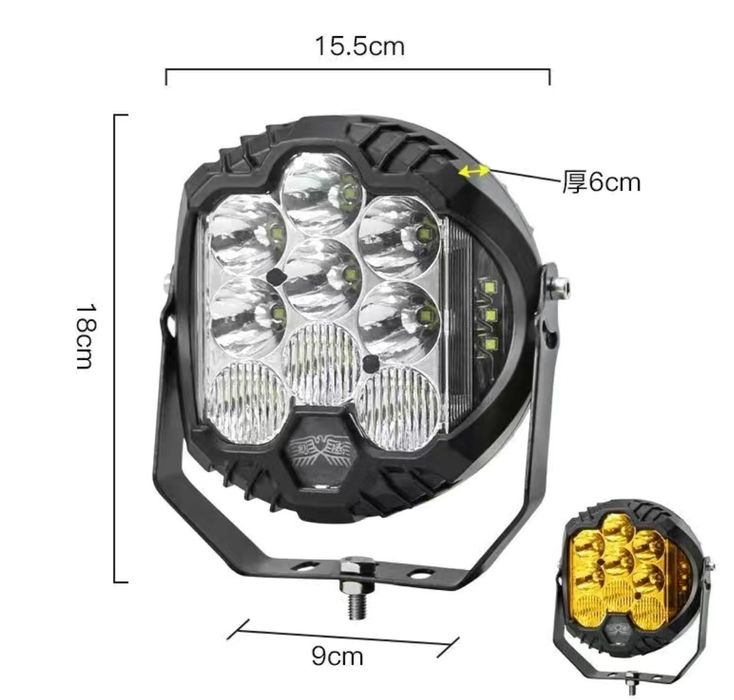 Led туманки 5 ,7, 9 дюймов