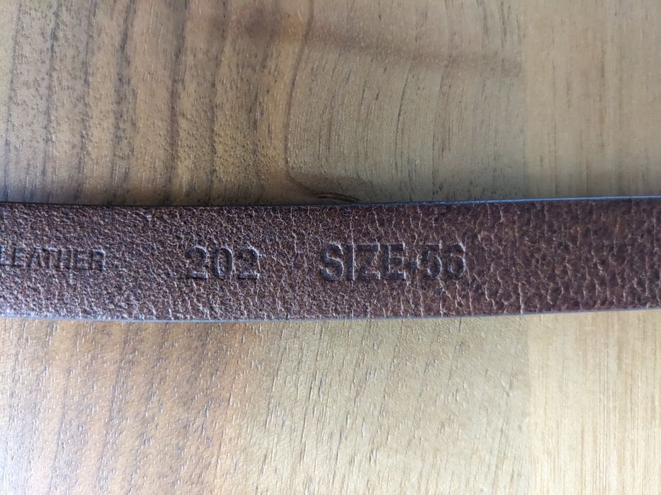 Emporio Armani кафяв кожен колан