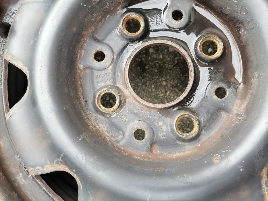 Метална джанта с гума 4Х108 от Ауди 14 цола