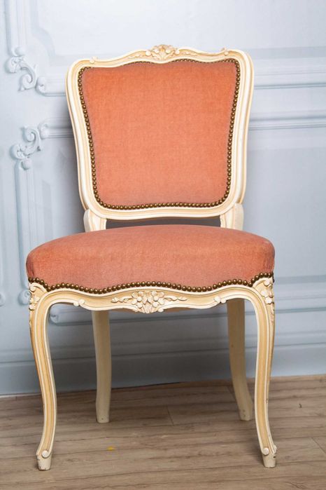 Винтидж френски комплект Louis XV – фотьойл и стол