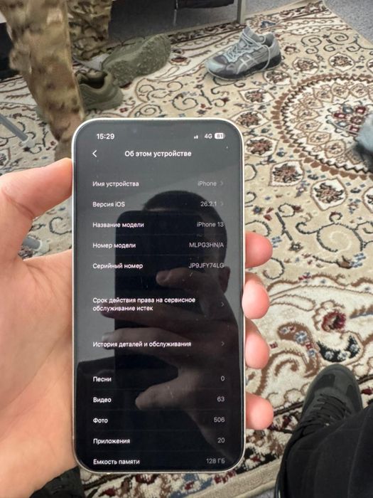 iPhone 13 128gb белый 100% емкость