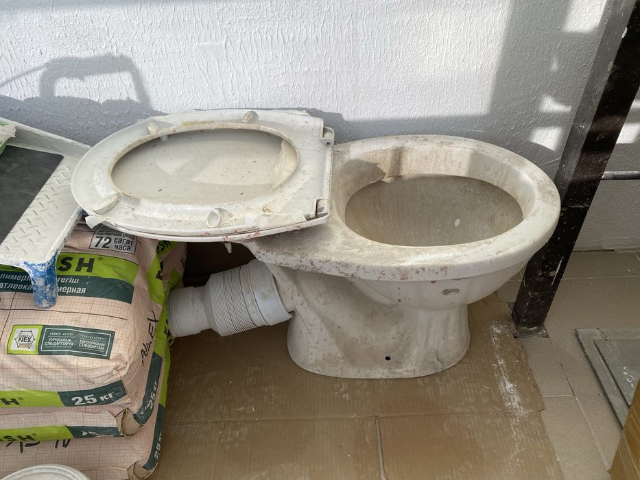 Унитаз для стройки и ремонта