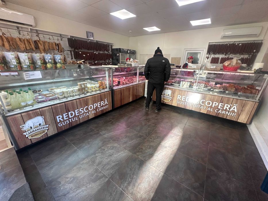 Vitrina orizontala / Mezeluri / Carne / FDI 260 cm - 90 CM expunere