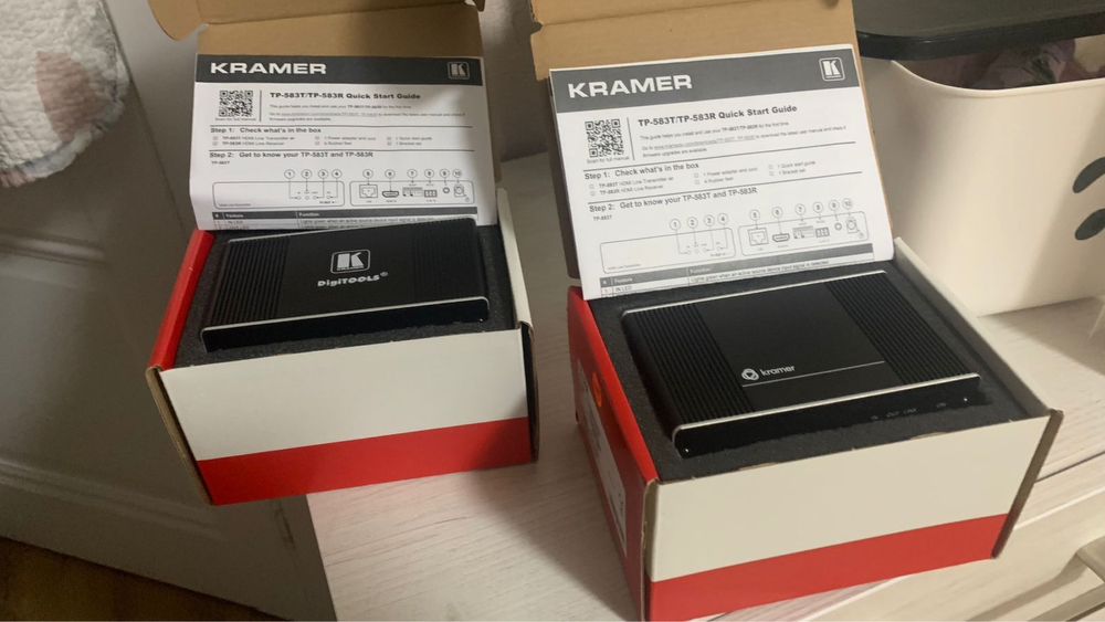 HDMI extender HDMI transmitter / receiver HDMI over LAN Kramer TP-583T