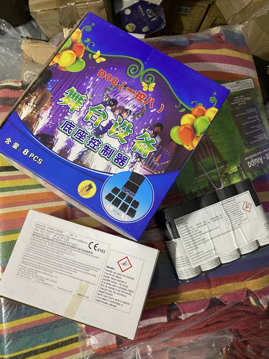 Vulcani electrici de scena fara fum evenimente sistem initiere jerbe