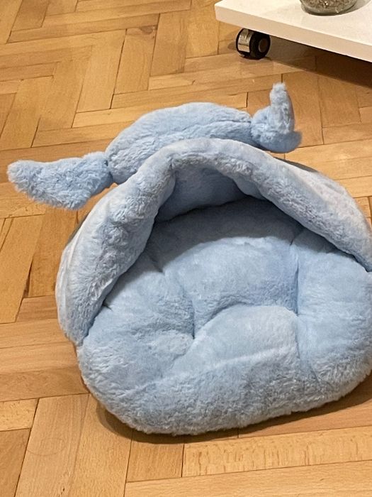 Плюшена възглавница за крака със Стич