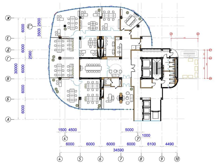 ЭКСКЛЮЗИВНЫЙ ОФИС 925 м² В БЦ KAYAN – 10 этаж, панорама на город