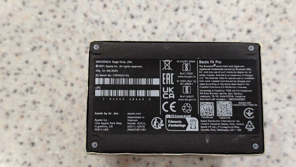 Casti audio in ear Beats Fit Pro, True Wireless, Noise Cancelling, Gri