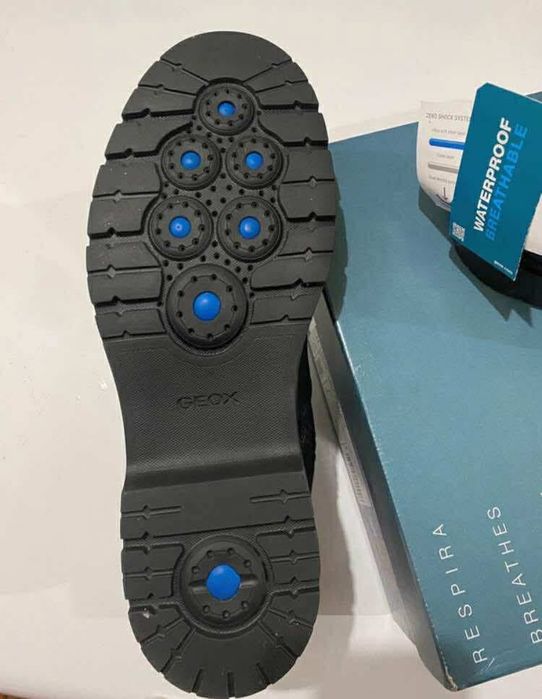 Ghete piele GEOX Amphibiox Waterproof Bărbați