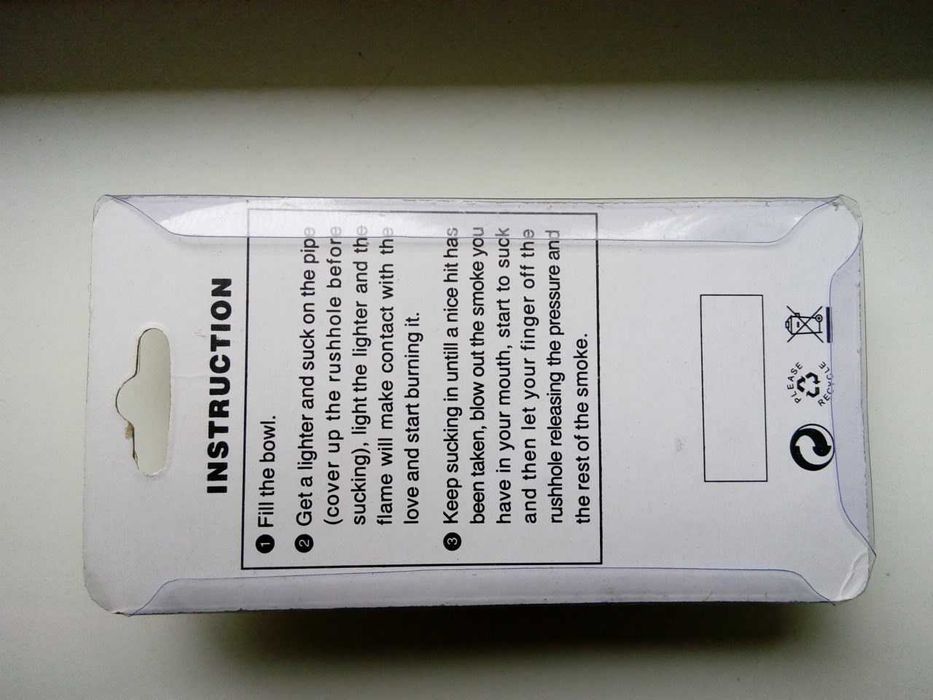 курительная трубка (№49) обрамленная камнями