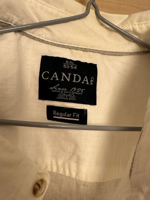 Camasa alba 6XL cu eticheta