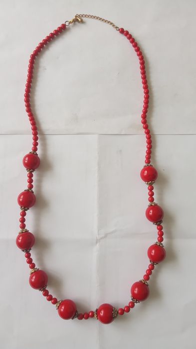 Бусы Коралл красный