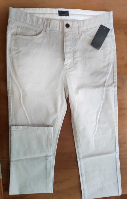 7 pantaloni slim fit H&M/LC Waikiki mar.W30,W31 [46-48/S] noi,eticheta