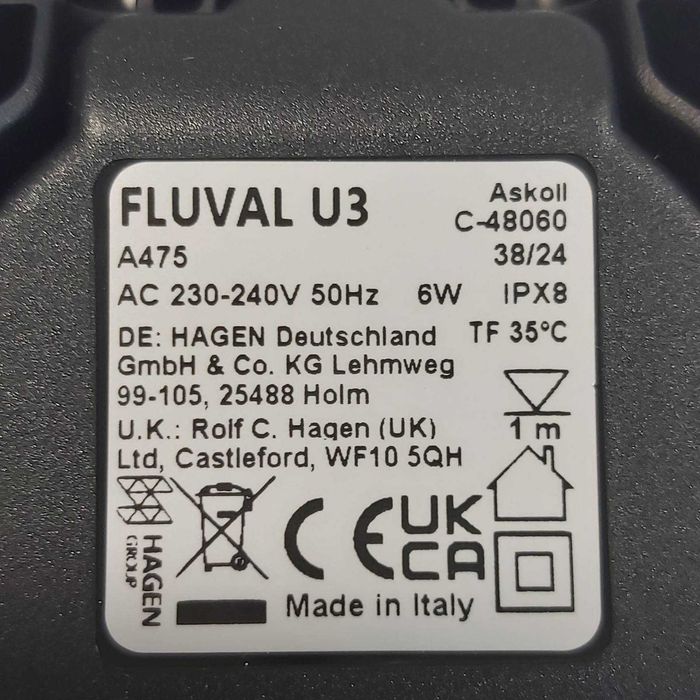 Вътрешен филтър за аквариум FLUVAL U3