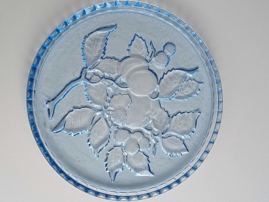 Стъклено ретро плато