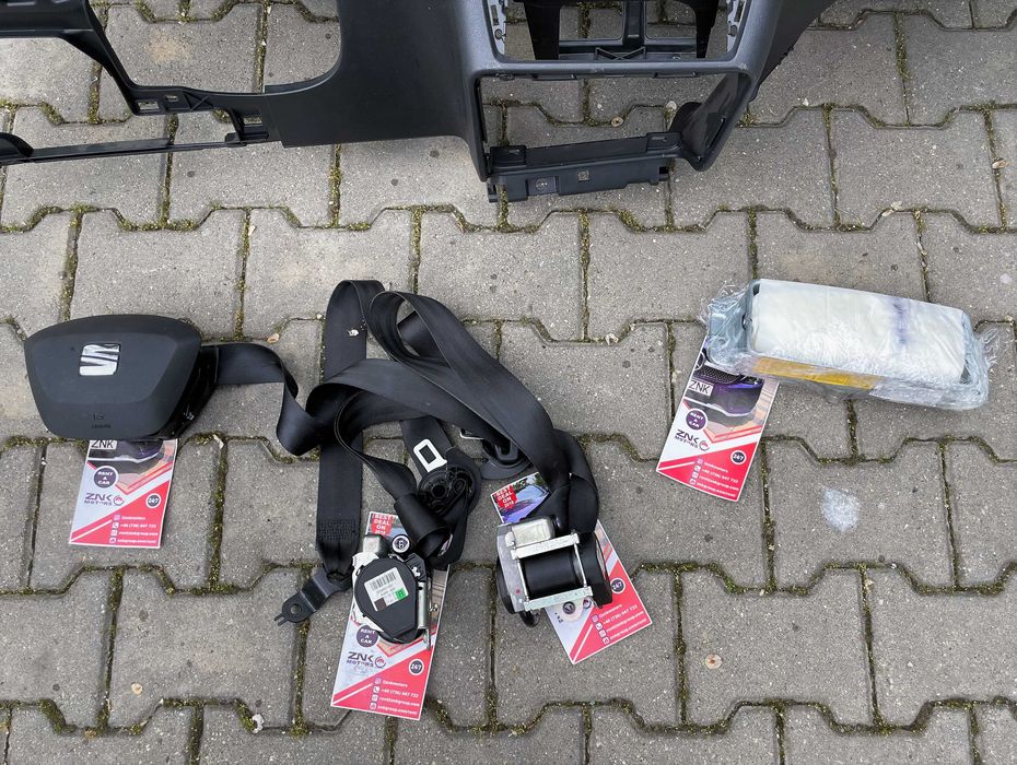 Seat Ibiza Facelift kit airbag volan pasager - plansa bord - centuri