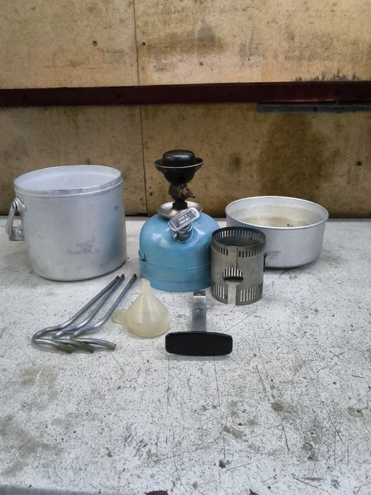 Kit camping: Primus turistic URSS complet + Butelie gaz 3L cu reductie
