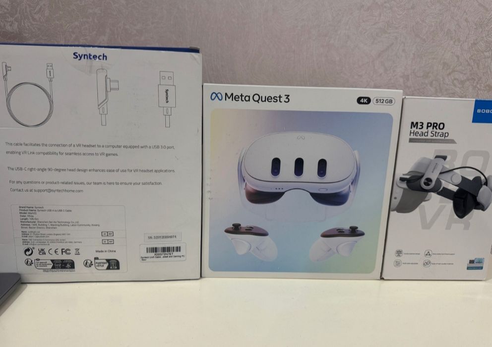 Oculus quest 3 512gb с креплением+ линк
