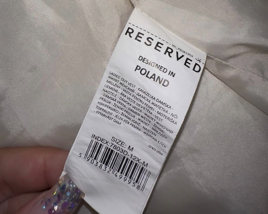 Vesta dama , marimea M Reserved