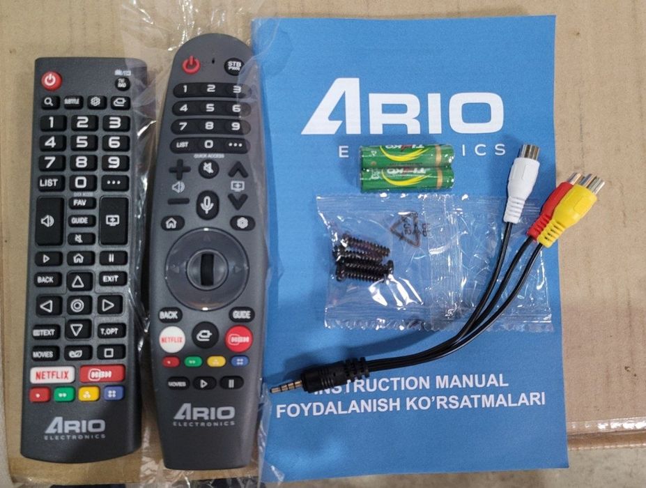32,43,55,65 телевизор смарт андроид Ario от диллера