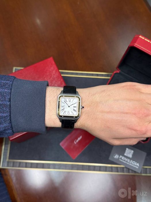 NEW Cartier Santos de Cartier Santos-Dumont XL Hand-Wind