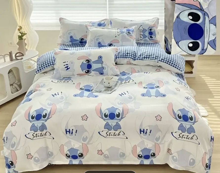 Спално бельо от 4 части Stitch Disney