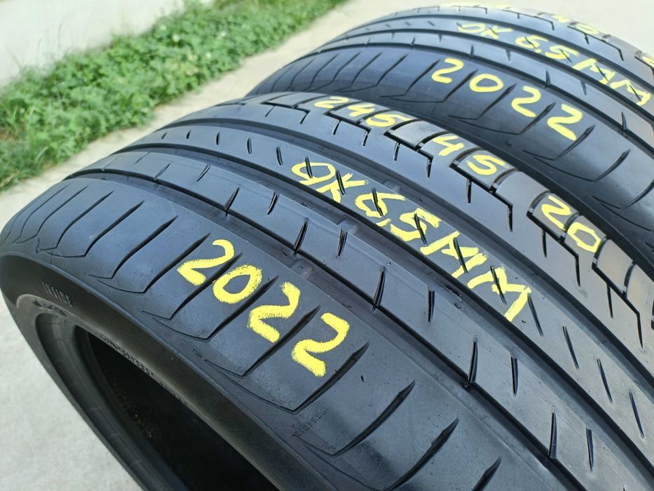Doua anvelope vara 245 45 20 Continental PremiumContact 6 dot 2022