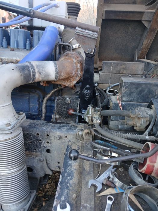 Установка двигателя  на камаз вичай