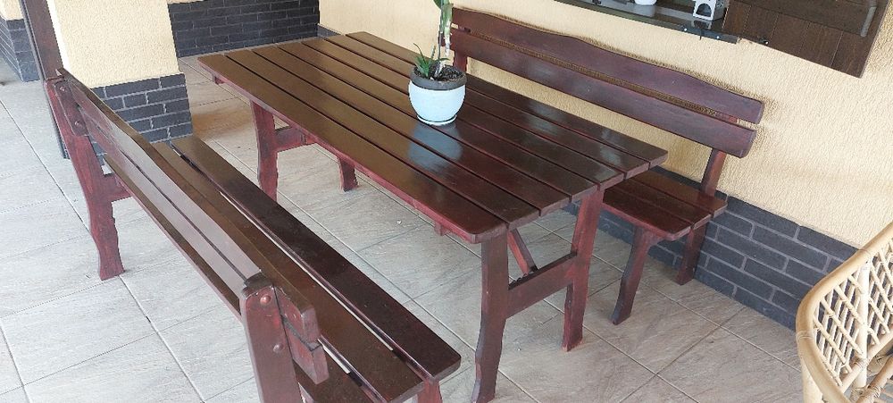 Set mobilier gradina lemn