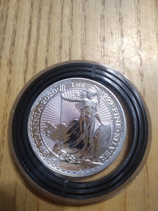 Сребърна монета Британия 1 oz 2020