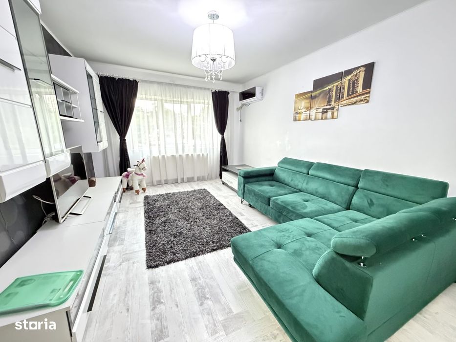 Apartament 3 camere, Mioveni, Robea, et4, mobilat, 2 balcoane, 2 bai