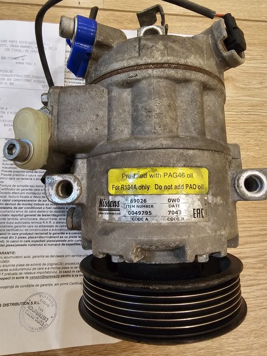 Compresor Clima AC Seat Ibiza 6L ,1.4 , 86 cp